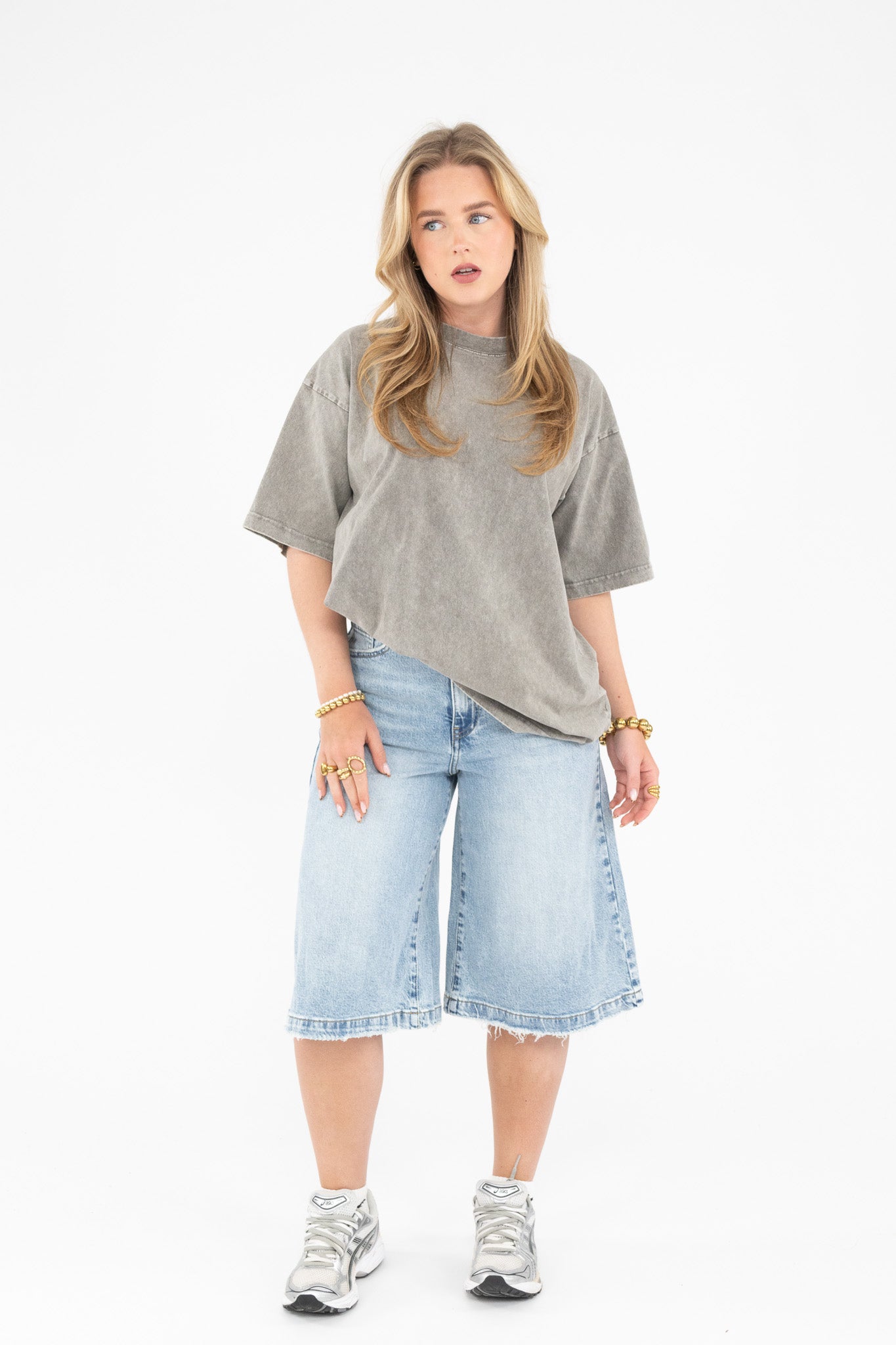 Baggy Denim Jorts