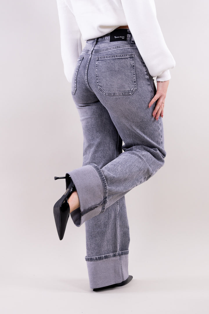 Fay wide leg jeans