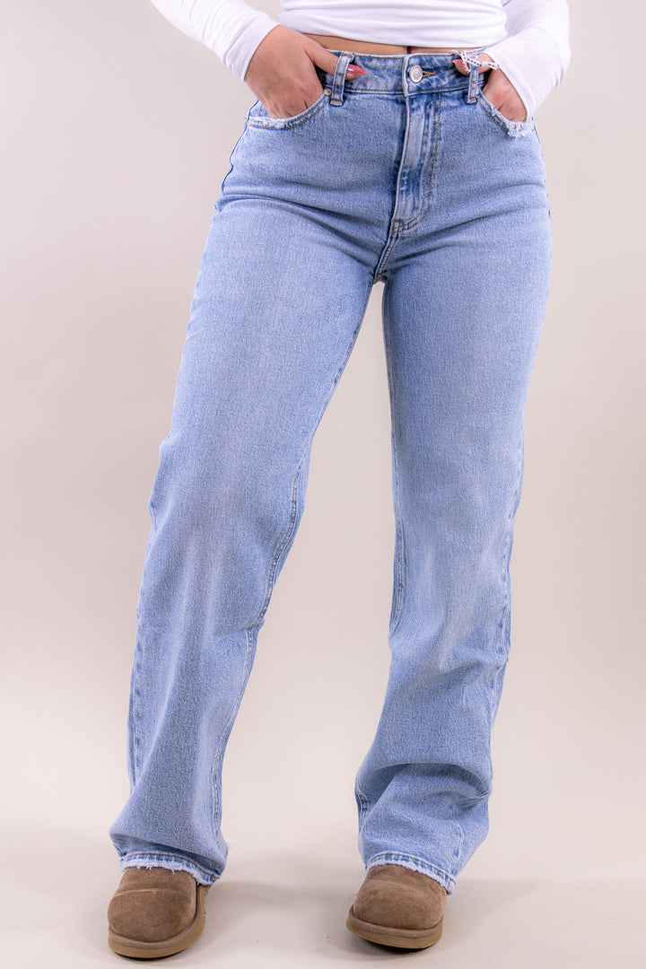 Lou wide leg jeans - stretch