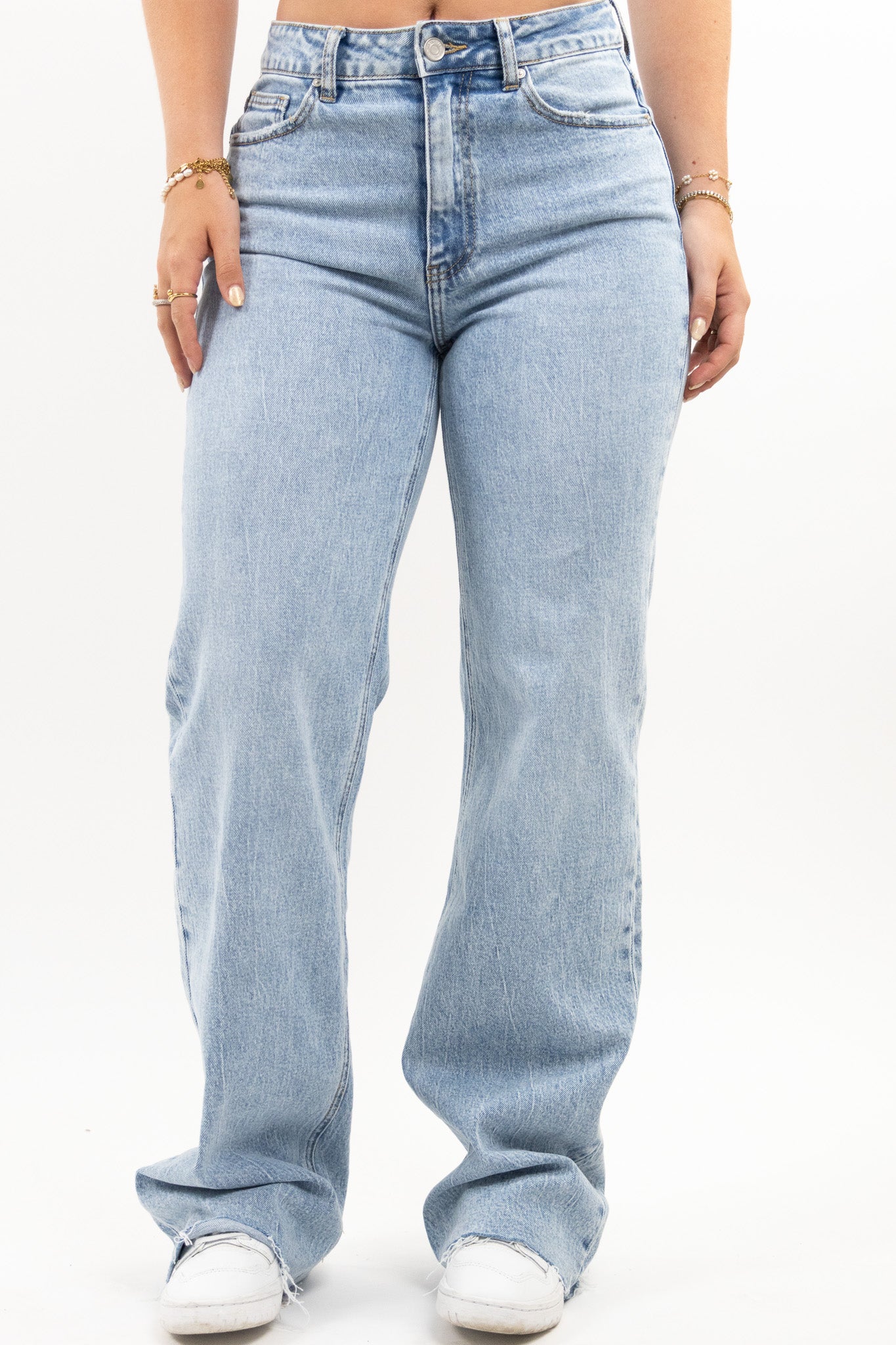 Leah wide leg jeans - stretch