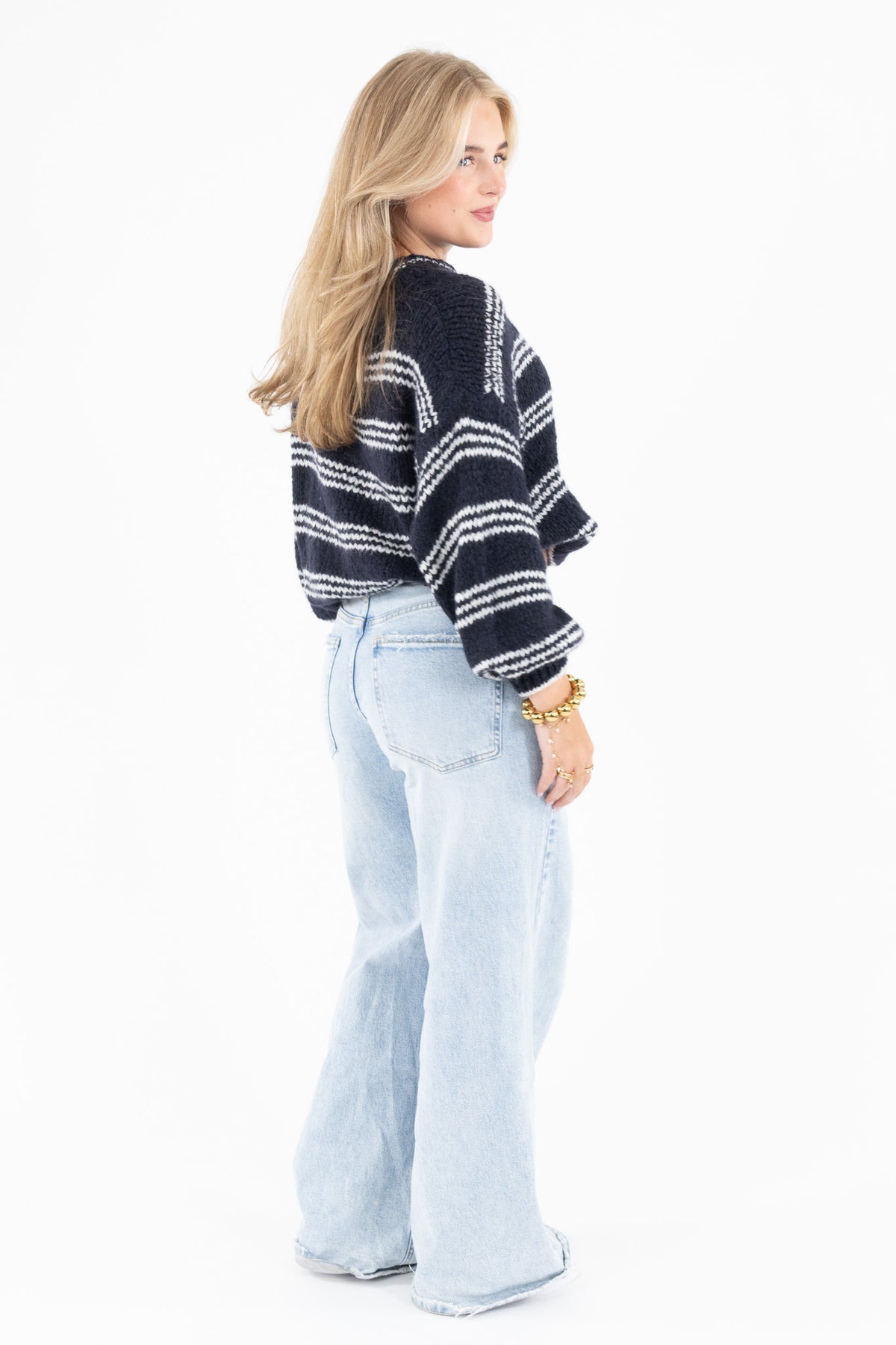 Chunky Striped Knit