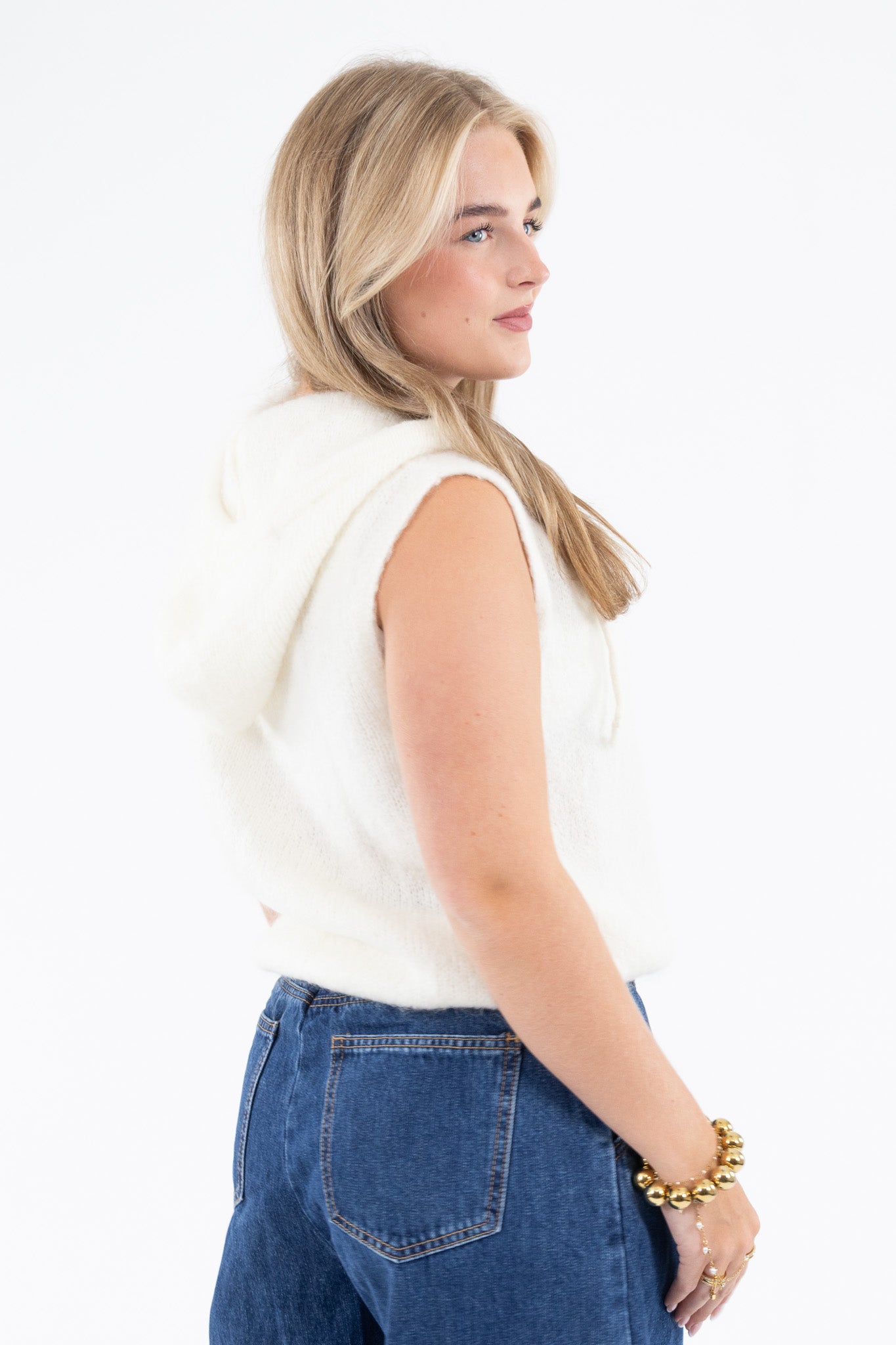 Knitted Zip Vest