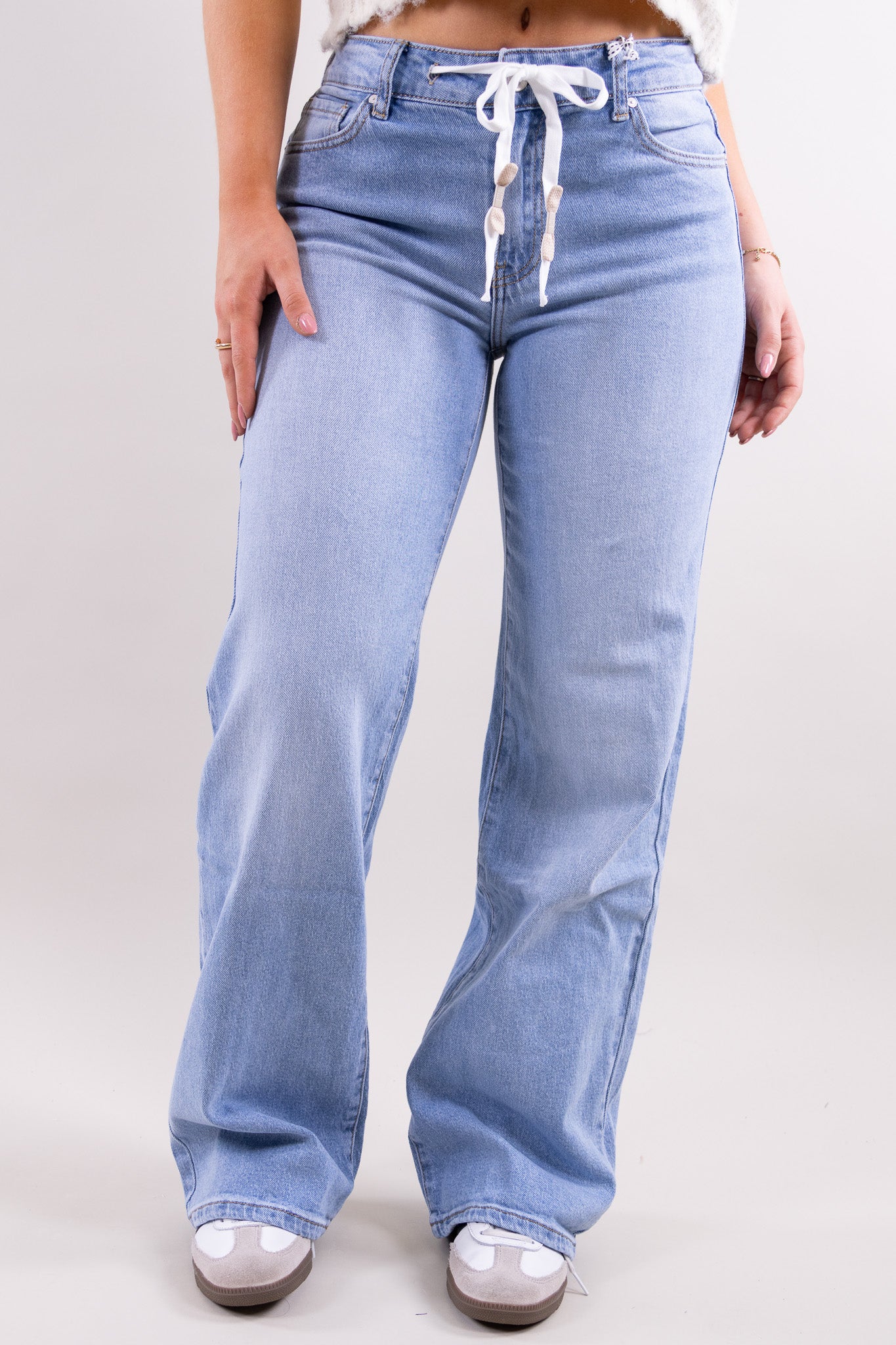 Fae wide leg jeans - stretch
