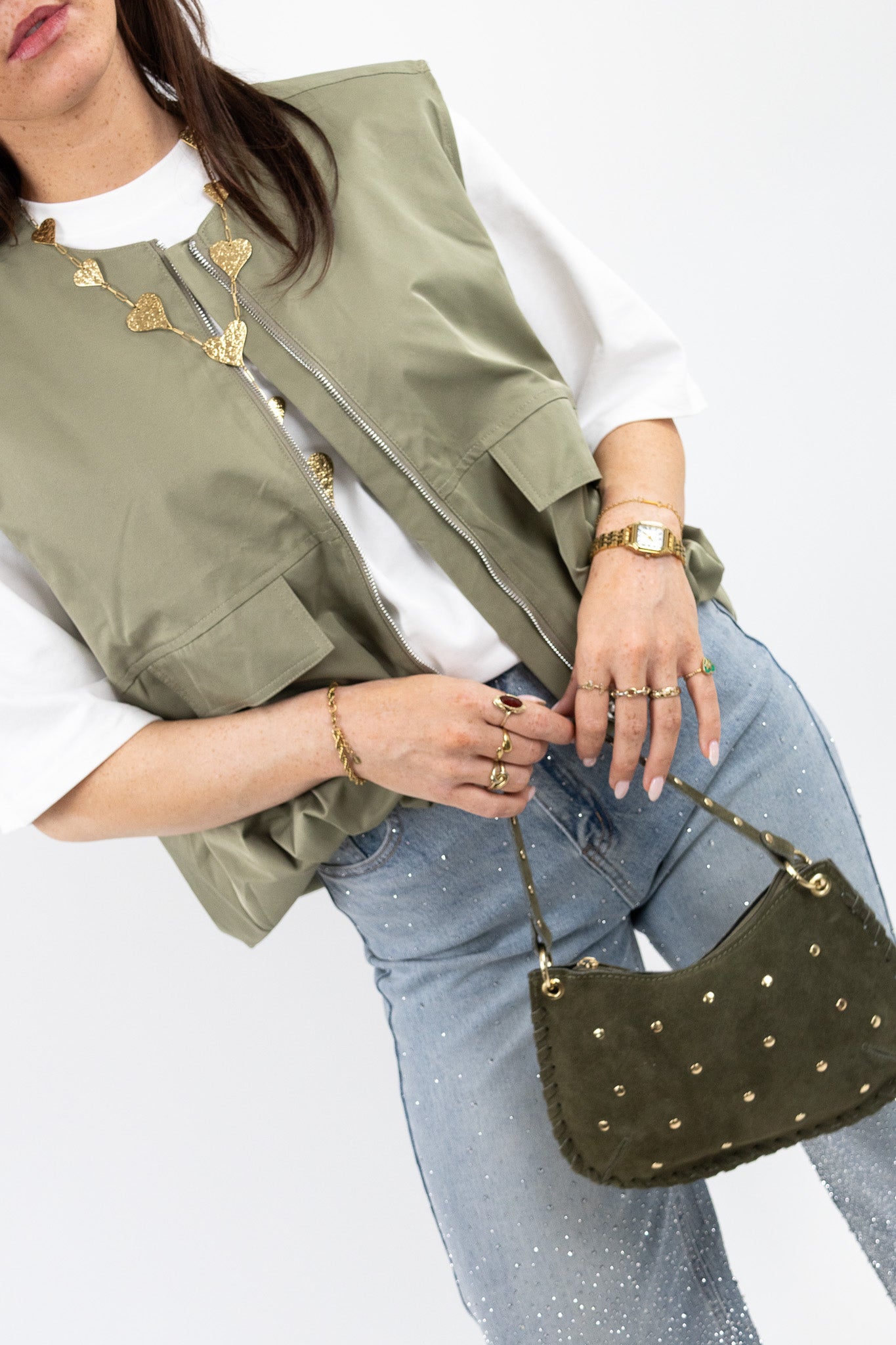Raya studs mini bag