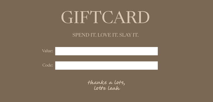 Lotsofleah Giftcard (fysiek)